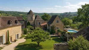 Domaine en pierre au cœur de la campagne du Périgord Noir