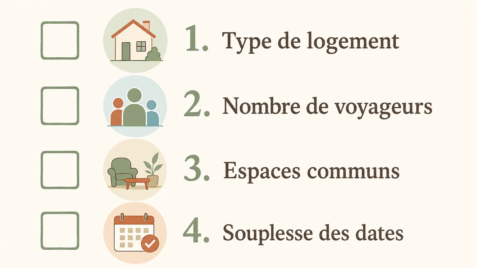 Checklist pour choisir un gîte près de Sarlat